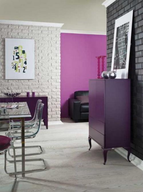 Отделка стены под кирпич. Гибкая 02