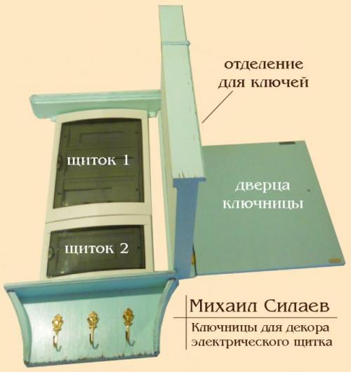 Ключница на щиток. Два типа ключниц, которые я делаю