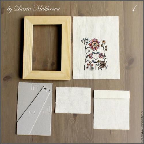 Как использовать вышивку. Необычное саше в деревянной рамке - и еще одна идея,куда применить вышивку!!!
