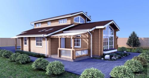 Деревенский дом в скандинавском стиле. Внутренне оформление