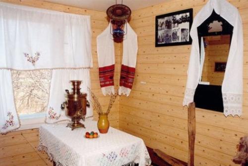 Шторы в русском стиле в деревенский дом. Шторы в стиле кантри