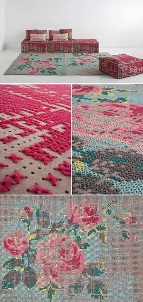 Вышивка в интерьере идеи. Рукоделие для уюта в доме