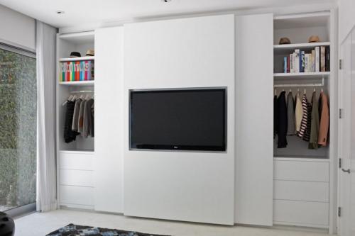 Спальня с гардеробной комнатой и ванной. Дизайн спальни с гардеробной комнатой