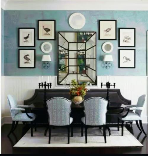 Черная акцентная стена в интерьере. Роль акцентной стены в интерьере