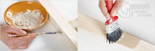 Ширма из брусков. Изготовление рам