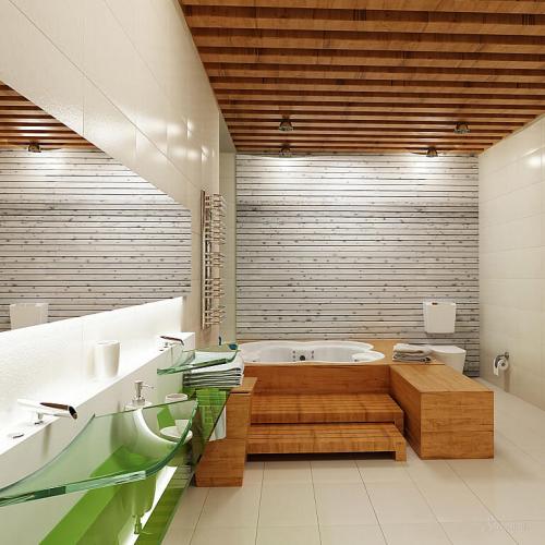 Ванная комната в экологическом стиле. Дизайн ванной в эко стиле: общие моменты