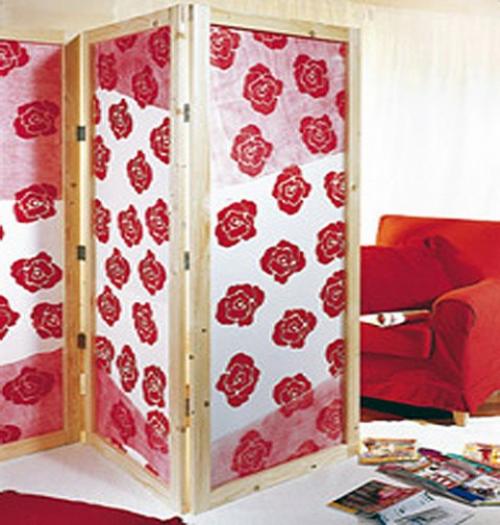 Трехстворчатая ширма своими руками