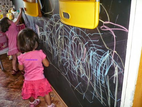 Грифельная стена на кухне. Как и где использовать 12 Грифельная стена на кухне. Как и где использовать 12