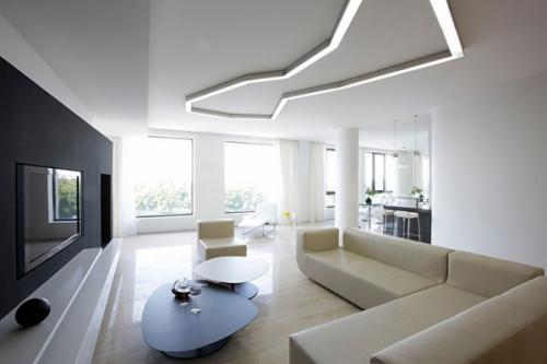 Стилистические решения вдизайне потолков для маленьких комнат. Стилистические решения 04