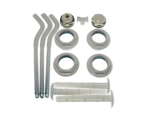 Комплект монтажный радиаторный. Комплект для радиаторов: выбор, особенности футорок, уплотнительных колец, кранов Маевского, заглушек и кронштейнов