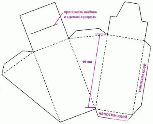 Как сделать из большой коробки маленькую коробку из плотного картона. Как сделать коробочку из картона