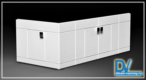 Экран под угловую ванну. Угловой экран