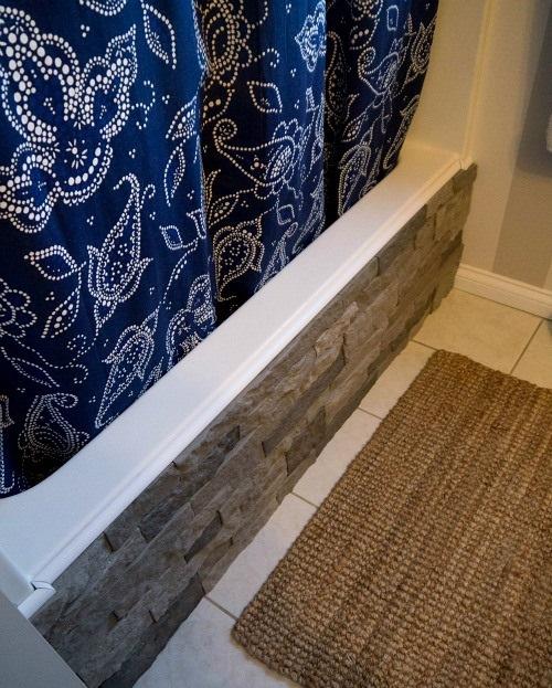 Отделка ванной комнаты камнем. Отделка ванной комнаты декоративным камнем 06