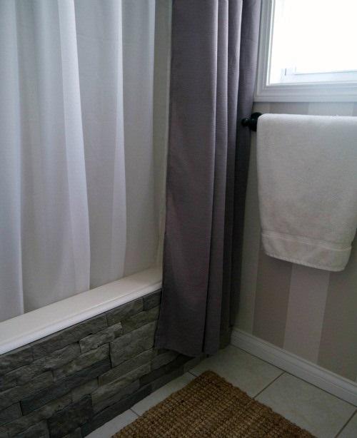 Отделка ванной комнаты камнем. Отделка ванной комнаты декоративным камнем 07