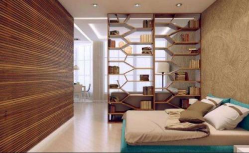 Как разделить комнату на две зоны спальню и гостиную. Виды перегородок