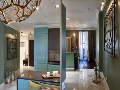 Дизайн 2-х комнатной квартиры 50 кв. м. Ново, функционально, просторно