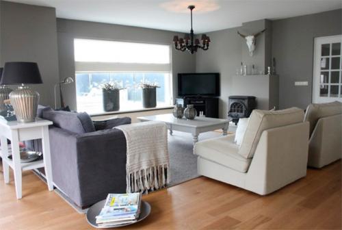 Дизайн квартиры в серых тонах. Оттенки серого в одежде и интерьере 05