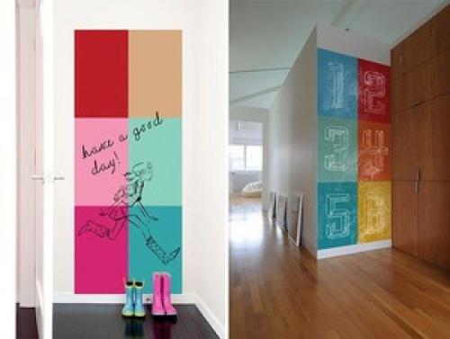 Стена грифельная в детской. Грифельная стена, маркерная стена — особенности оформления детской 03