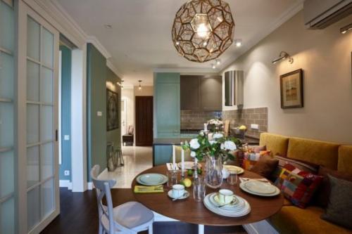 Дизайн 2-х комнатной квартиры 50 кв. м. Ново, функционально, просторно