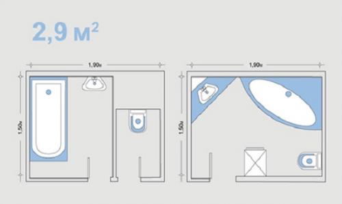 Не вмещается унитаз в совмещенном санузле. Зачем туалет совмещают с ванной 05