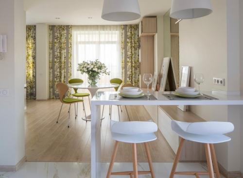 Трешка дизайн. Дизайн-проект трехкомнатной квартиры 44, 60, 75, 80 кв. м