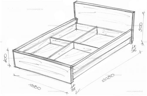 Из чего сделать спальное место. Создание чертежа и деталировка
