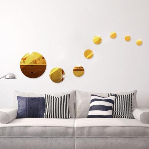 Тонированное зеркало в интерьере. Немного о зеркальных наклейках, панно и панелях