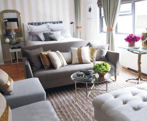 В студии спальное место. Спальное место в квартире-студии: 7 решений без стационарной перегородки 01