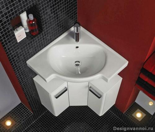 Угловые шкафчики для ванной комнаты. Виды предлагаемых вариантов