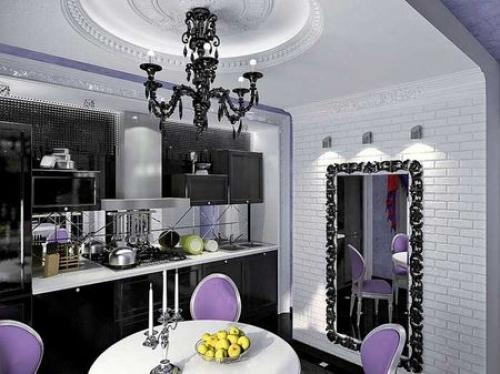 Зеркала в интерьере кухни. Размещаем зеркало на кухне над обеденным столом