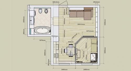 Как сделать трешку из однушки. Почти, что трешка из однокомнатной квартиры в закладки 5 22
