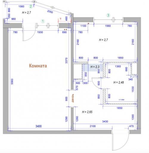 Как сделать трешку из однушки. Почти, что трешка из однокомнатной квартиры в закладки 5 13 Как сделать трешку из однушки. Почти, что трешка из однокомнатной квартиры в закладки 5 13