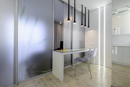 Комната и кухня в одном помещении. Планировка совмещенной кухни со столовой 14