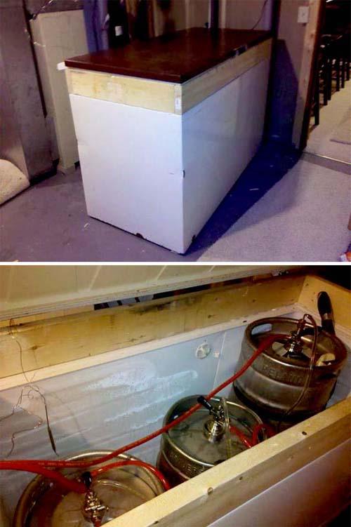 Барная стойка в гостинной своими руками. Барная стойка своими руками