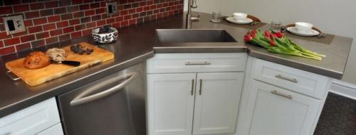 Размеры мойки во встроенной кухне. Рекомендации по выбору размера раковины для кухни 13