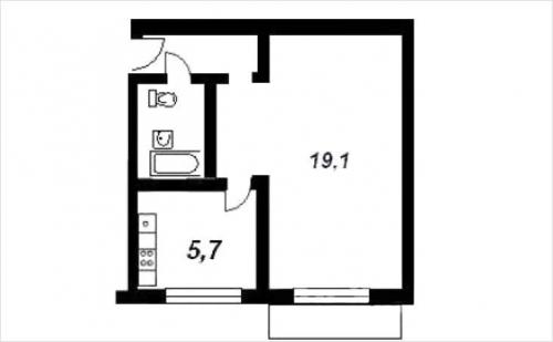 Переделка 2 комнатной квартиры в 3 х комнатную. Двухкомнатная хрущевка: переделка 13