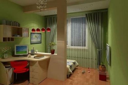 Комната и кухня в одном помещении. Планировка совмещенной кухни со столовой 03