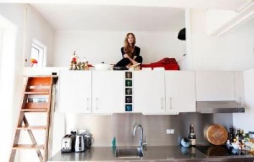 Кухня и спальня в одном помещении. Кухня и спальня в одной комнате!