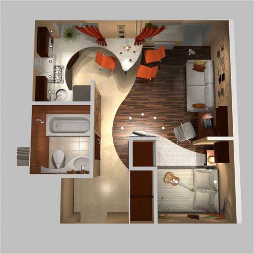 Переделка 2 комнатной квартиры в 3 х комнатную. Двухкомнатная хрущевка: переделка 20