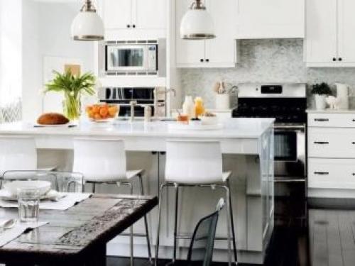 Как можно сделать быстрый ремонт на кухне. Правильная планировка дизайна маленькой кухни в 3D 04