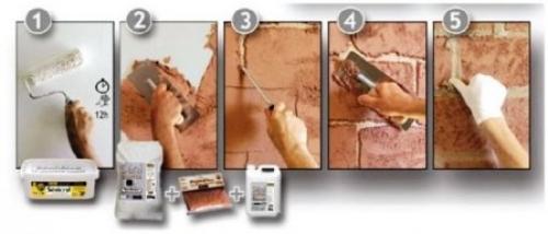 Стена под кирпич в квартире, как сделать. Как сделать имитацию кирпичной стены: краткий перечень способов 13