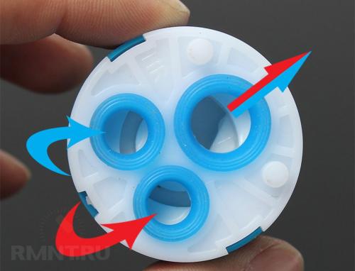 Керамический картридж для смесителя. Как работает однорычажный смеситель 02 Керамический картридж для смесителя. Как работает однорычажный смеситель 02