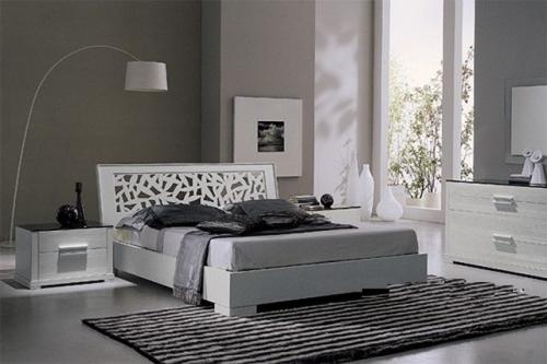 Белый комод в интерьере 03