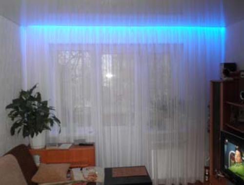 Короб из гипсокартона для штор. Ниша для штор из гипсокартона — два варианта монтажа 09