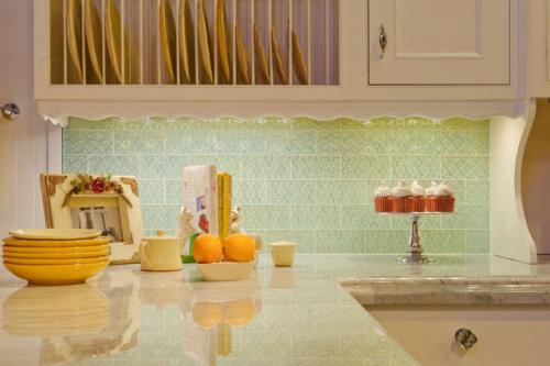 Дизайн кухни в салатовых тонах. Стили интерьера для салатовой кухни