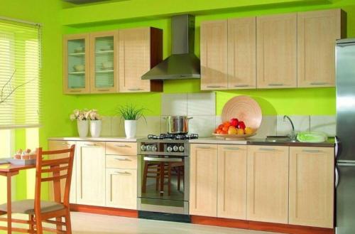 Салатовая кухня, какие обои подобрать цвет. От цвета кухонной мебели 37 Салатовая кухня, какие обои подобрать цвет. От цвета кухонной мебели 37