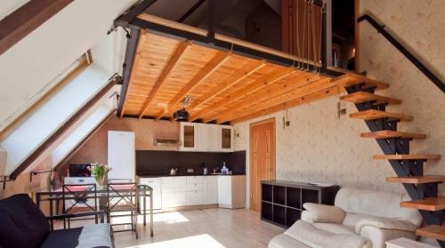 Мансардные квартиры дизайн. Квартира с мансардой: преимущества и варианты дизайна