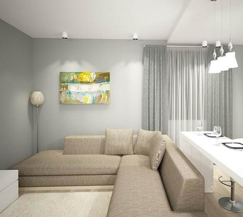 Серо-бежевый цвет стен. СЕРО-БЕЖЕВАЯ ГОСТИНАЯ: ОСНОВЫ ПРОЕКТИРОВАНИЯ