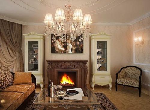 Как обустроить спальню с камином. Особенности маленькой гостиной с камином