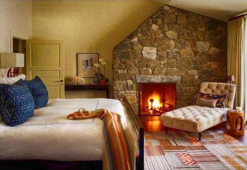 Камин в спальне по фен шуй